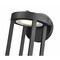 Z-Lite Leland Outdoor Wall, 1-Light, 9 In.W x 10.5 In.L x 24 In.H, Sand Black/Sand Blast 5005B-BK-LED - alternate 7